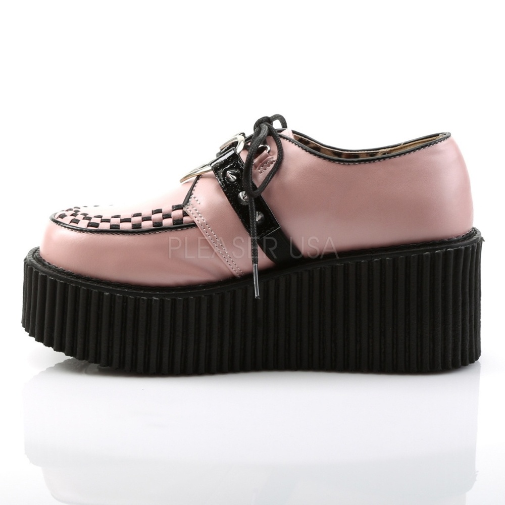 Punk Heart Platform Creeper Shoes - Picture 4 of 5